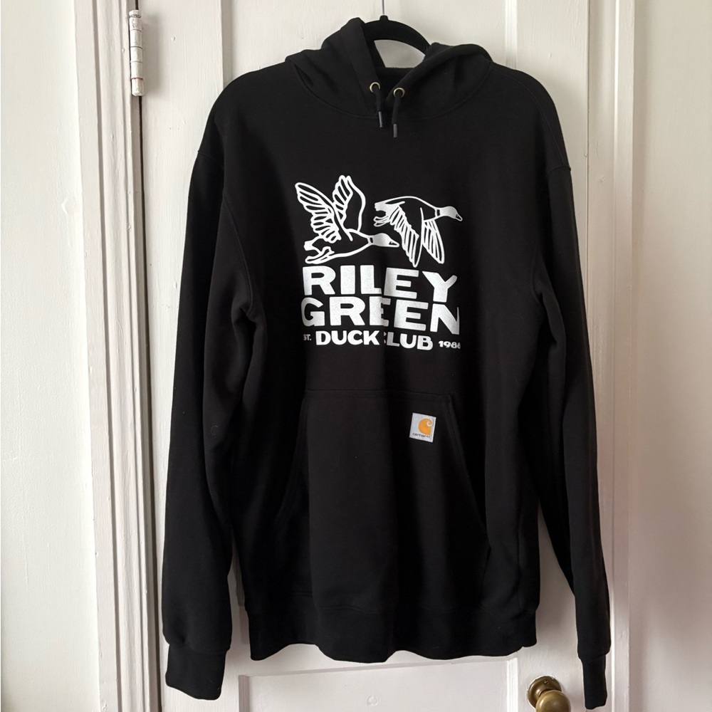 Carhartt Riley Green Hoodie / L Black
